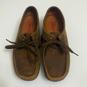 Clark’s Brown Leather Wallabees (size 5)